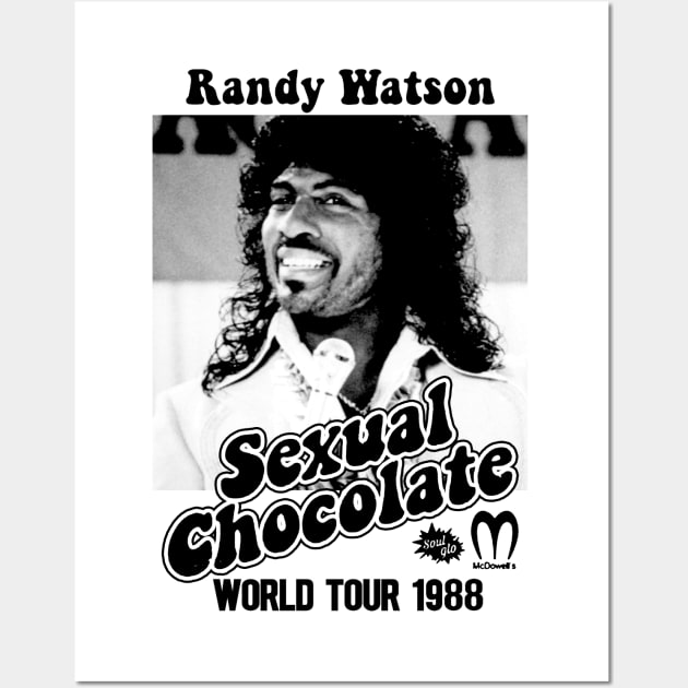 Vintage Randy Watson and Sexual Chocolate Wall Art by MamasYoO